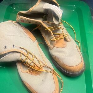 Timberland Men's Boots in Tan and Cream